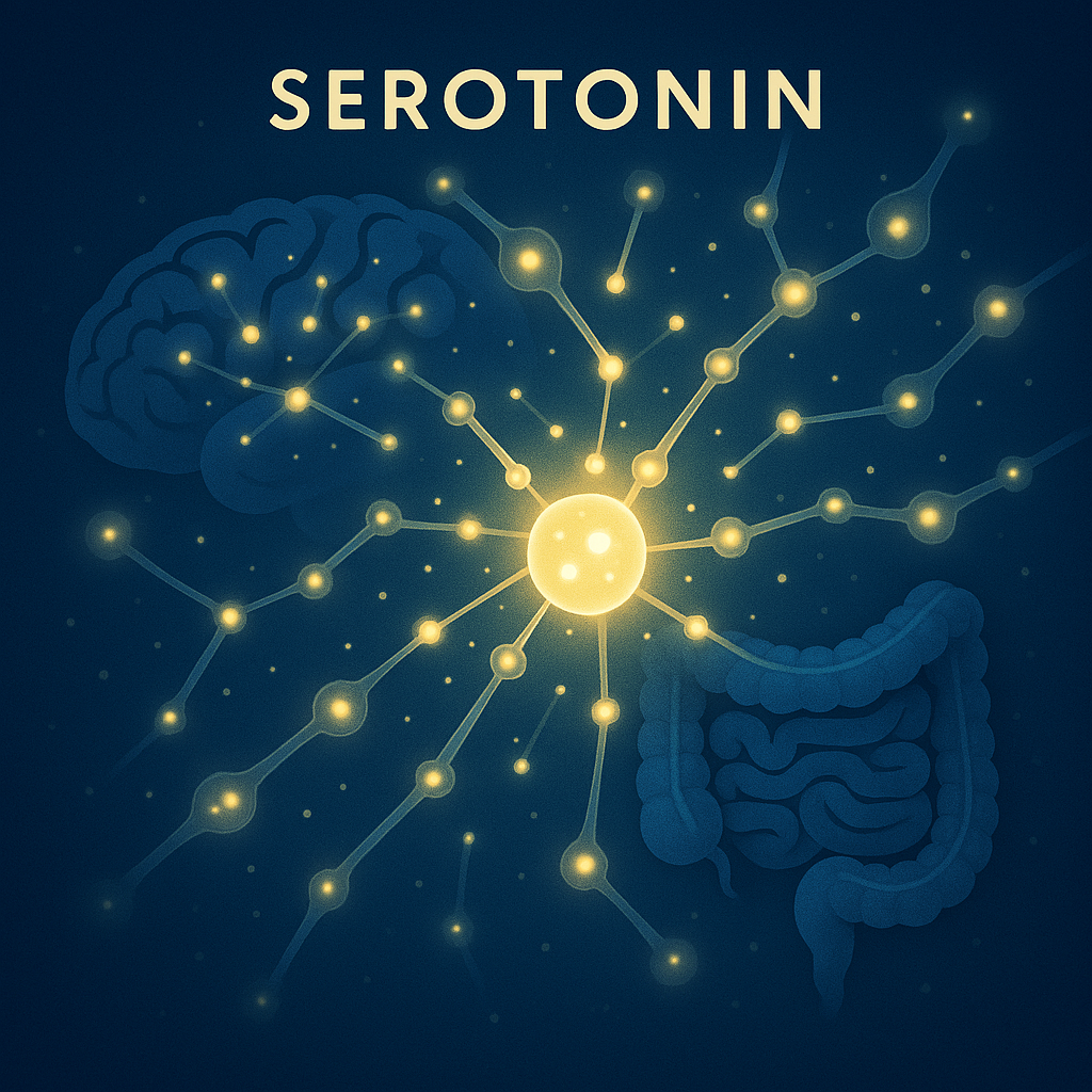 脳や腸で働くセロトニンの写真