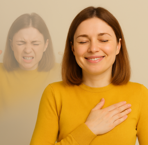 コルチゾールを減らしてストレス解消した女性